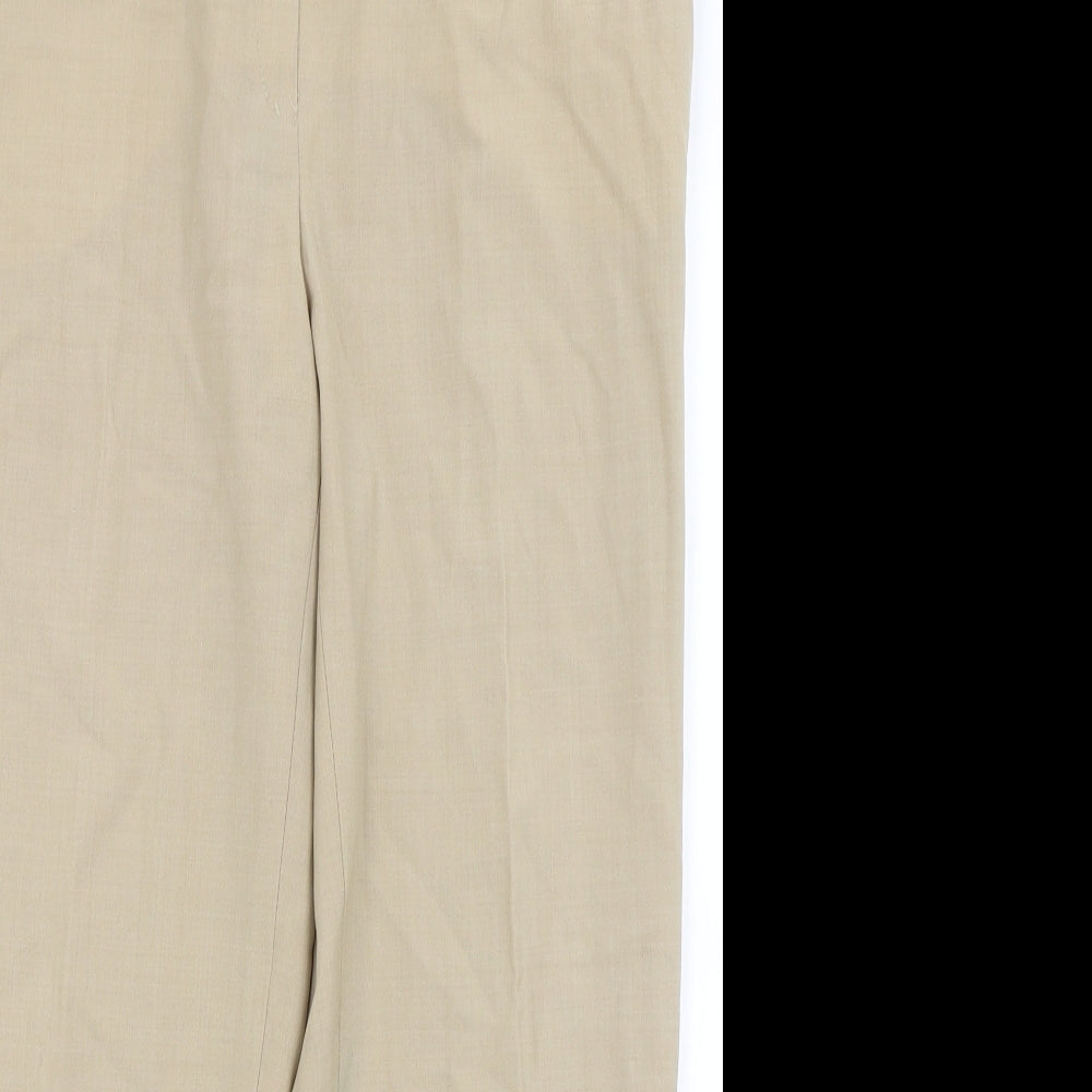 MICHELE Womens Beige   Trousers  Size 14 L24.5 in