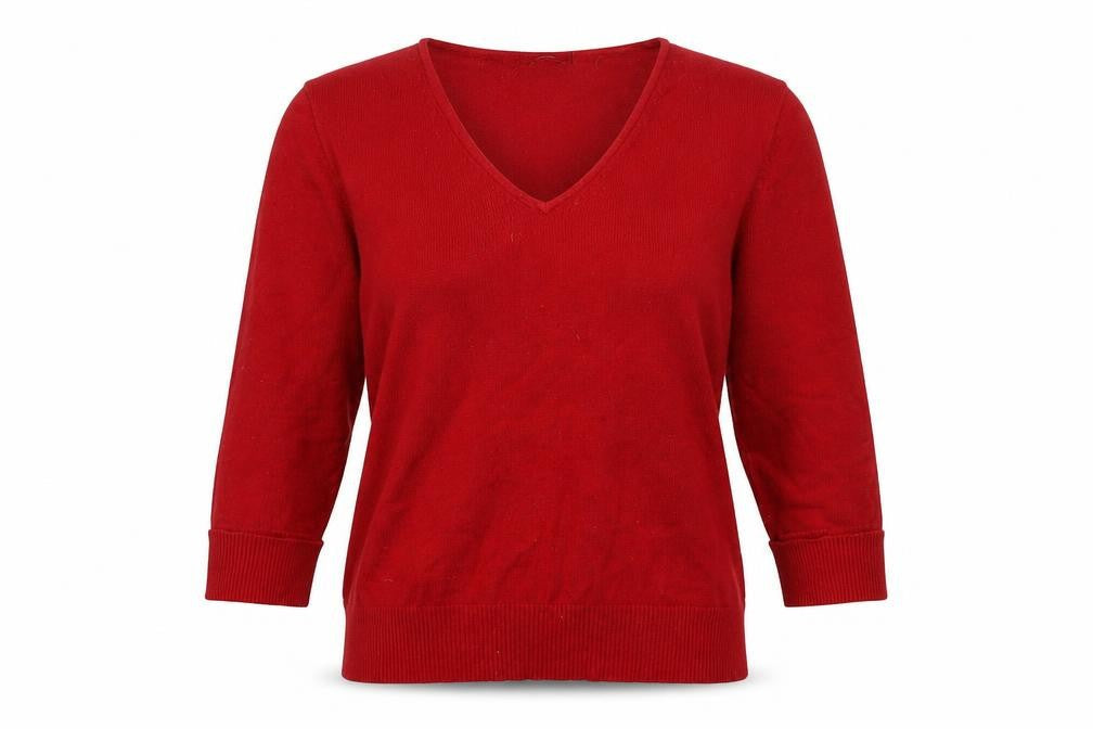 Bonmarché Womens Red Pullover Jumper Size M