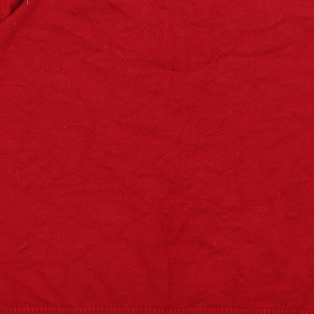 BM Womens Red   Pullover Jumper Size M
