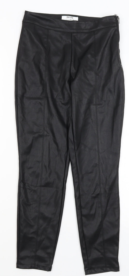 Dorothy Perkins Womens Black   Trousers  Size 8 L26 in