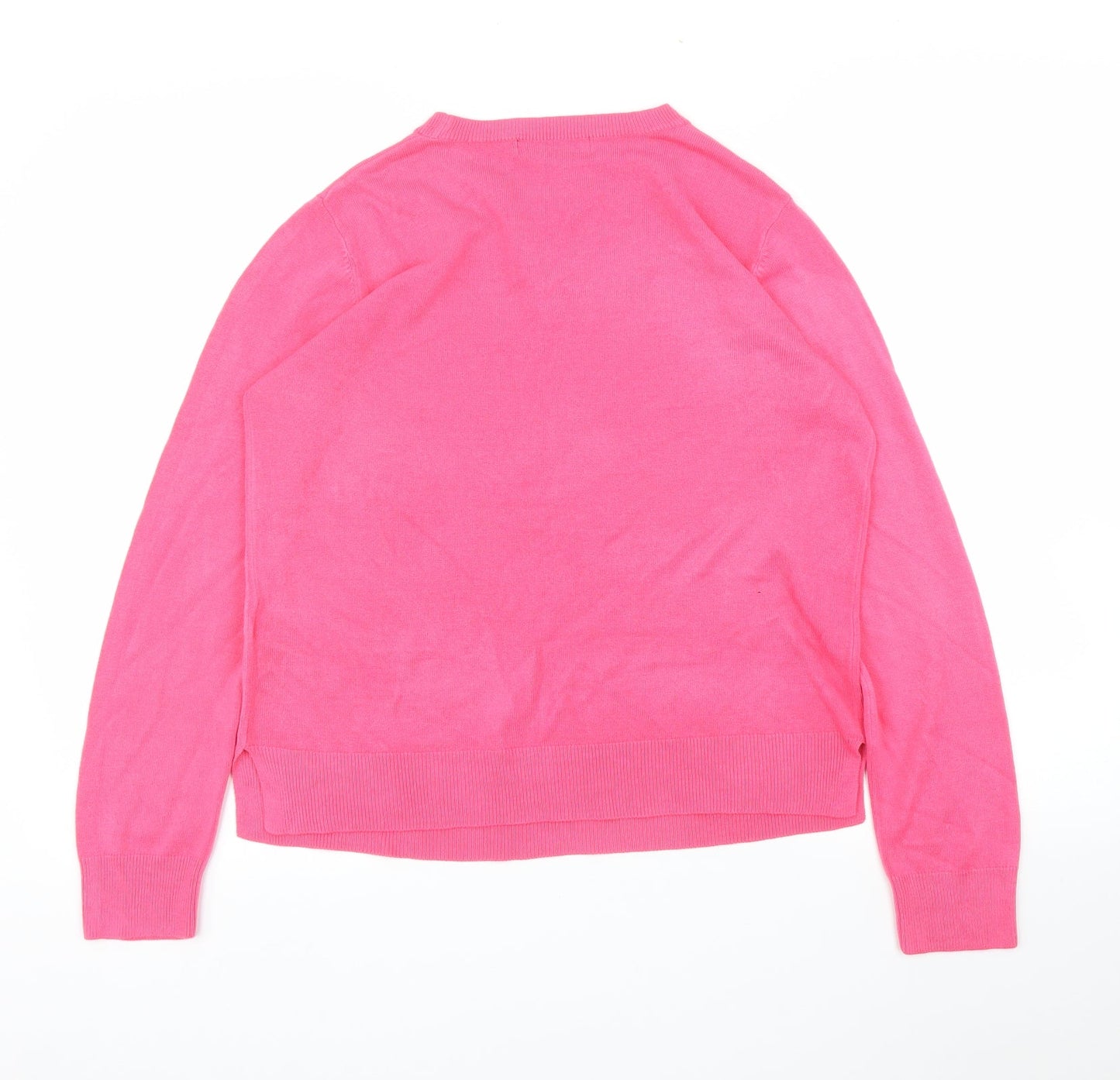 M&S Womens Pink   Pullover Jumper Size 14