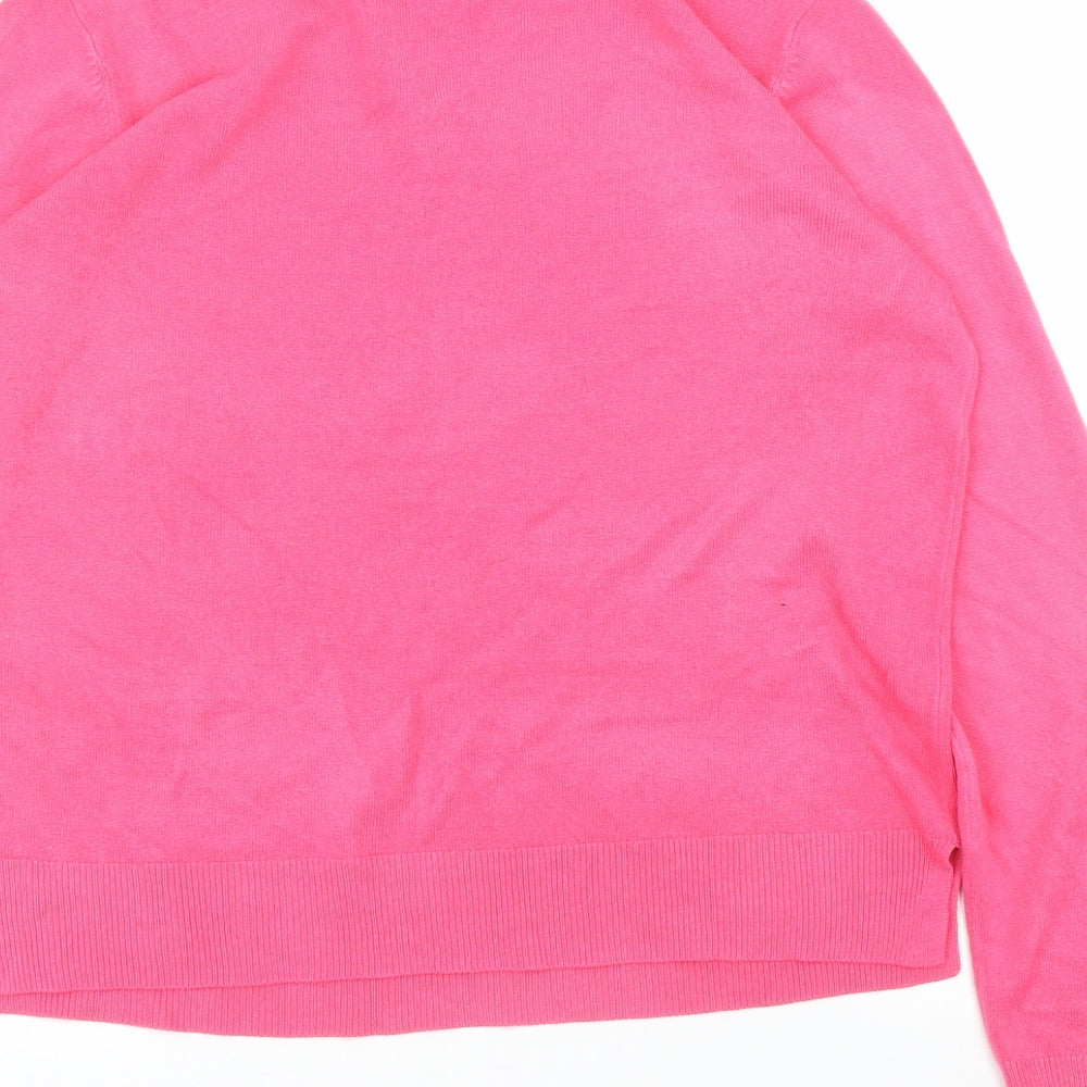 M&S Womens Pink   Pullover Jumper Size 14