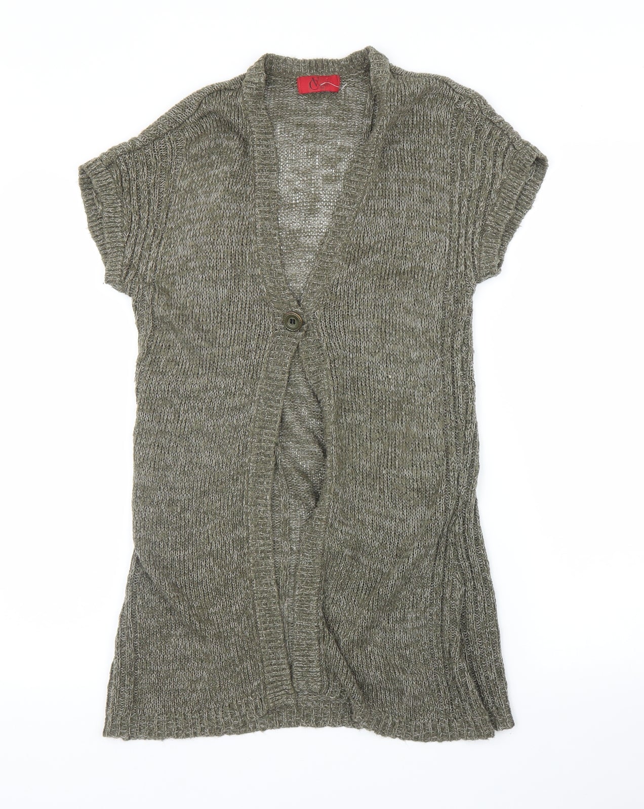 Vivien Aron Womens Green   Cardigan Jumper Size 10