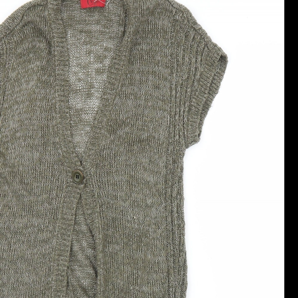 Vivien Aron Womens Green   Cardigan Jumper Size 10