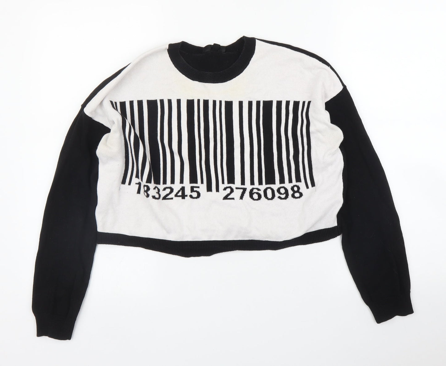 Topshop Womens Black   Pullover Jumper Size 10