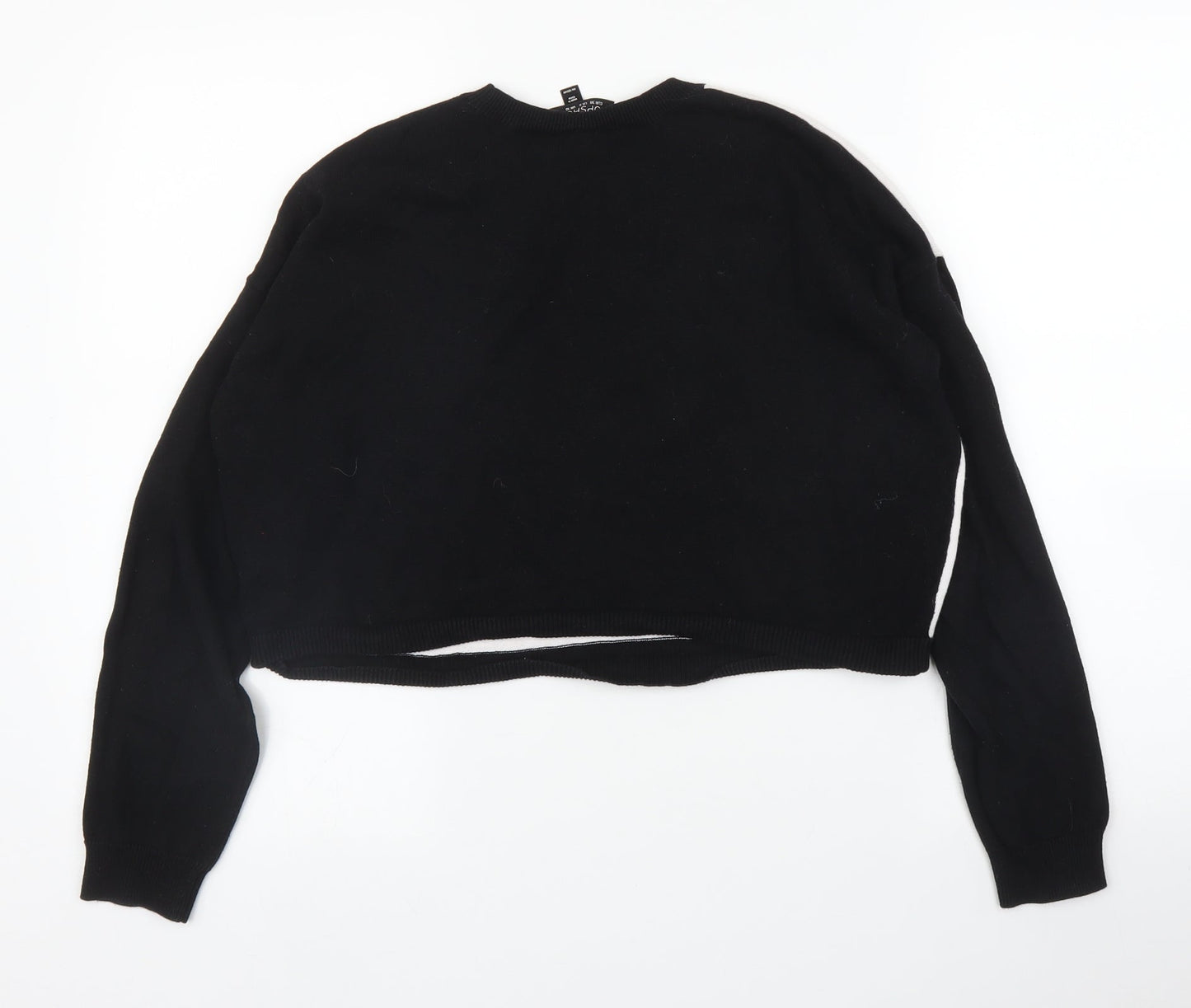 Topshop Womens Black   Pullover Jumper Size 10
