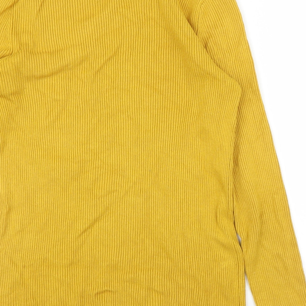 M&S Womens Yellow   Pullover Jumper Size 12