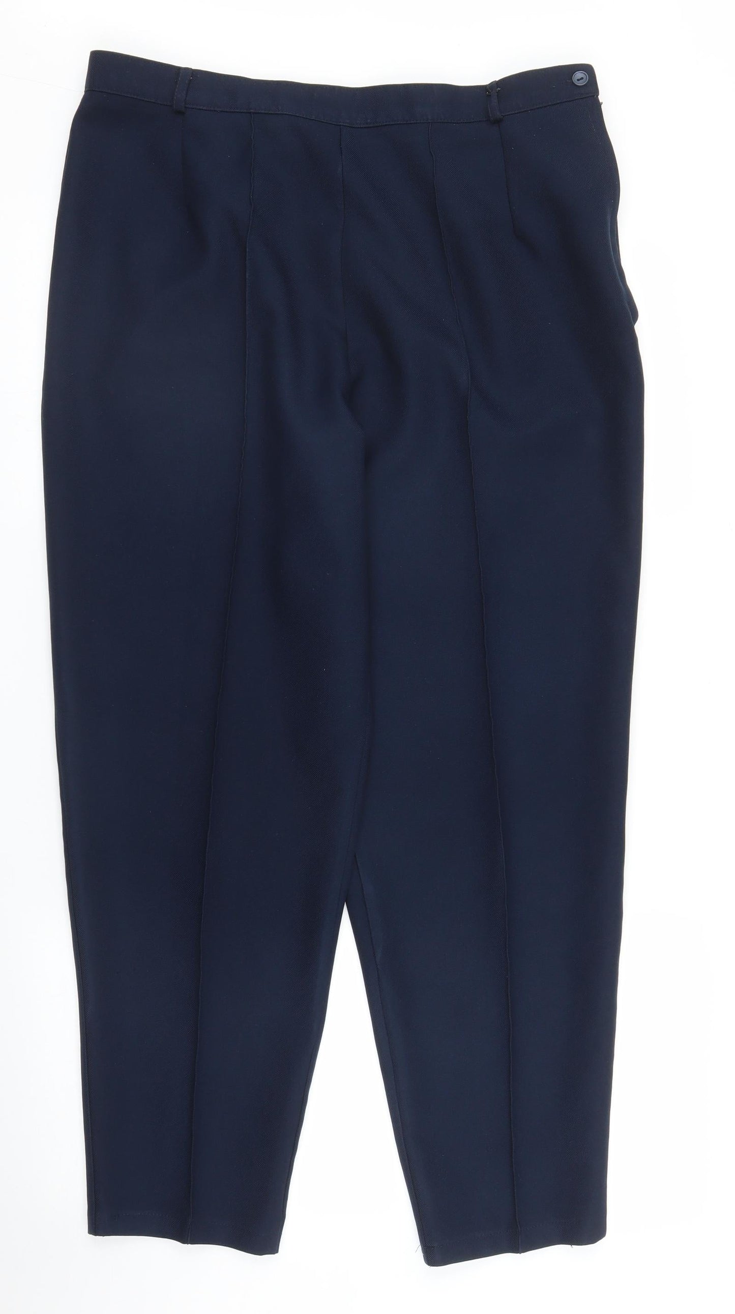 Preworn Womens Blue   Capri Trousers Size L L27 in