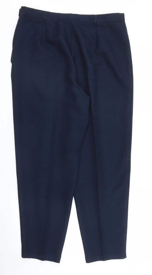 Preworn Womens Blue   Capri Trousers Size L L27 in