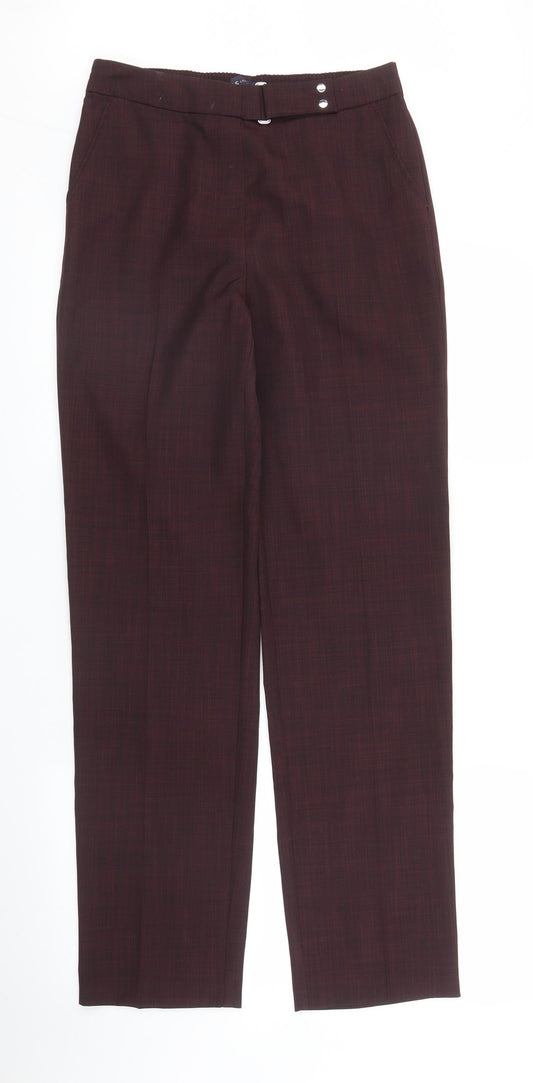 M&S Womens Purple   Trousers  Size 8 L29 in