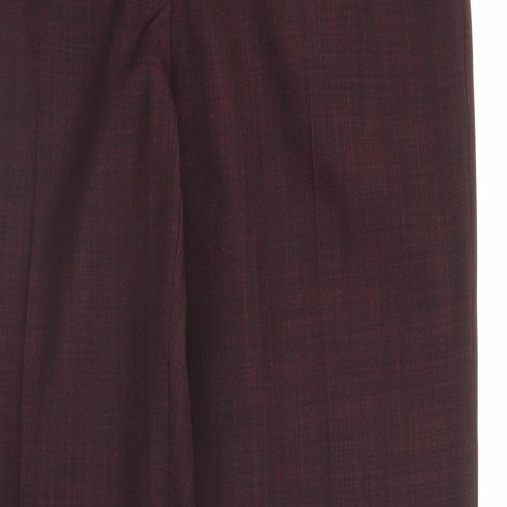 M&S Womens Purple   Trousers  Size 8 L29 in