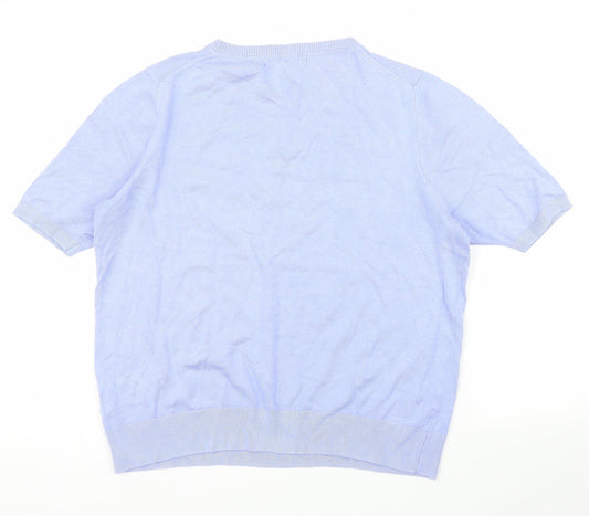 M&S Womens Purple   Basic Blouse Size 14