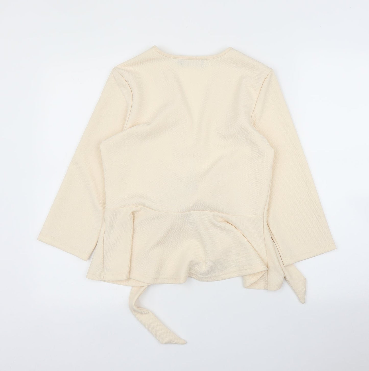 Miss Valley Womens Pink   Wrap Blouse Size M