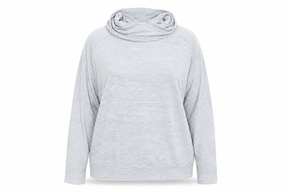 TU Womens Grey Striped  Pullover Jumper Size 12