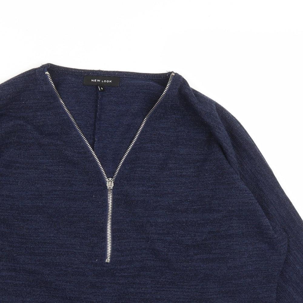 New Look Womens Blue   Pullover Jumper Size S