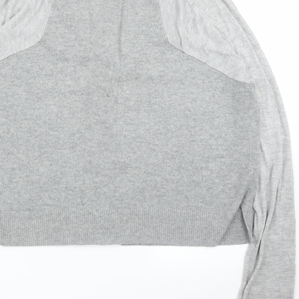 Topshop Womens Grey   Cardigan Jumper Size 8