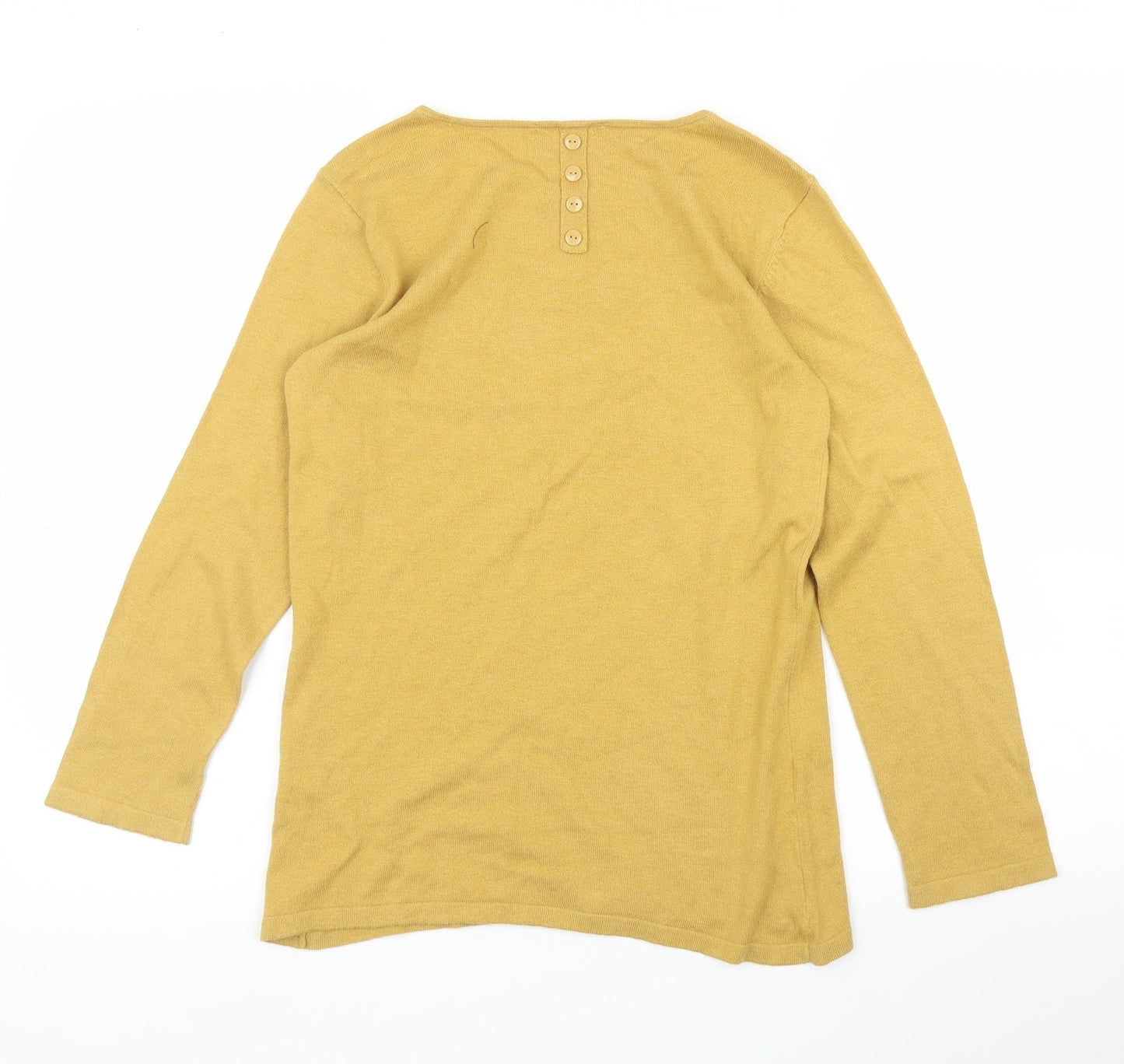 Preworn Womens Yellow   Pullover Jumper Size S