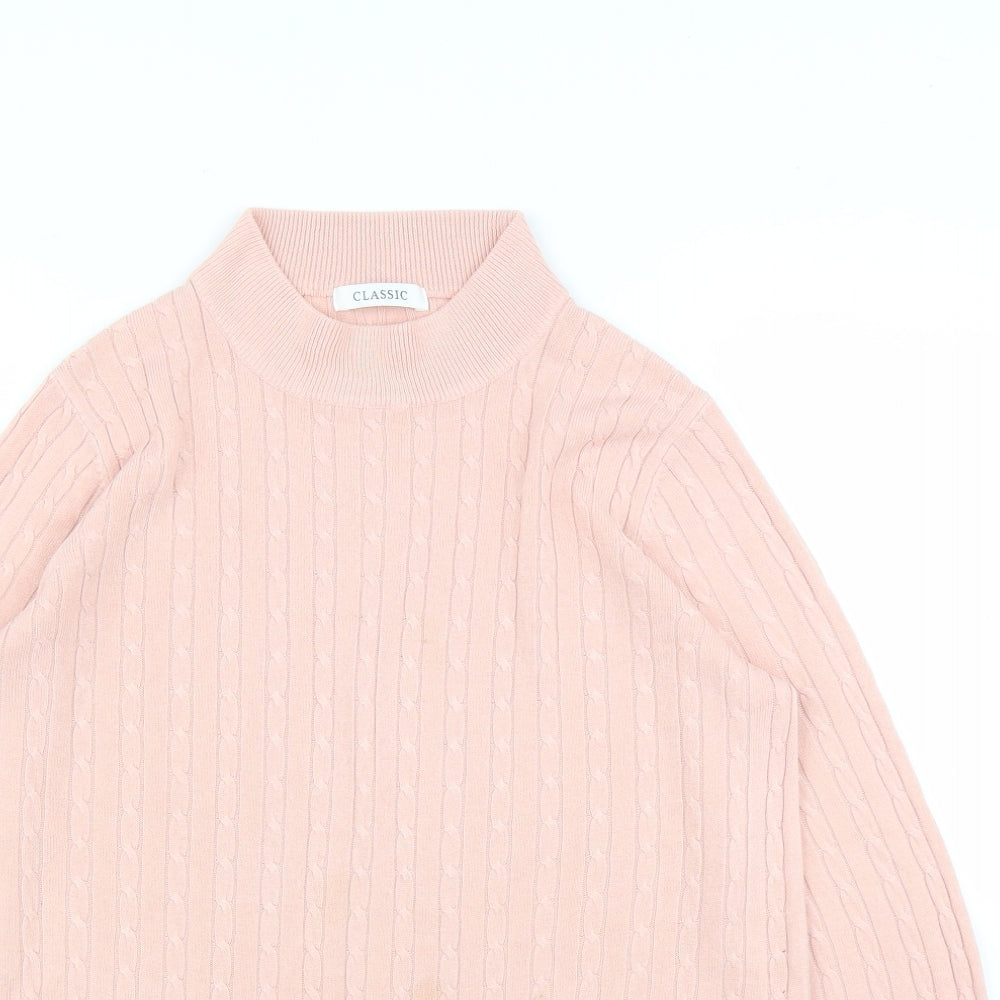 M&S Womens Pink   Pullover Jumper Size 12
