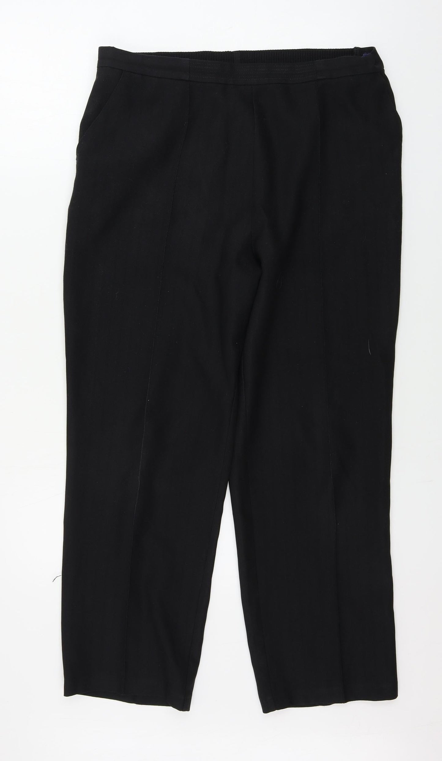 Marks and Spencer  Womens Black   Trousers  Size 14 L24 in