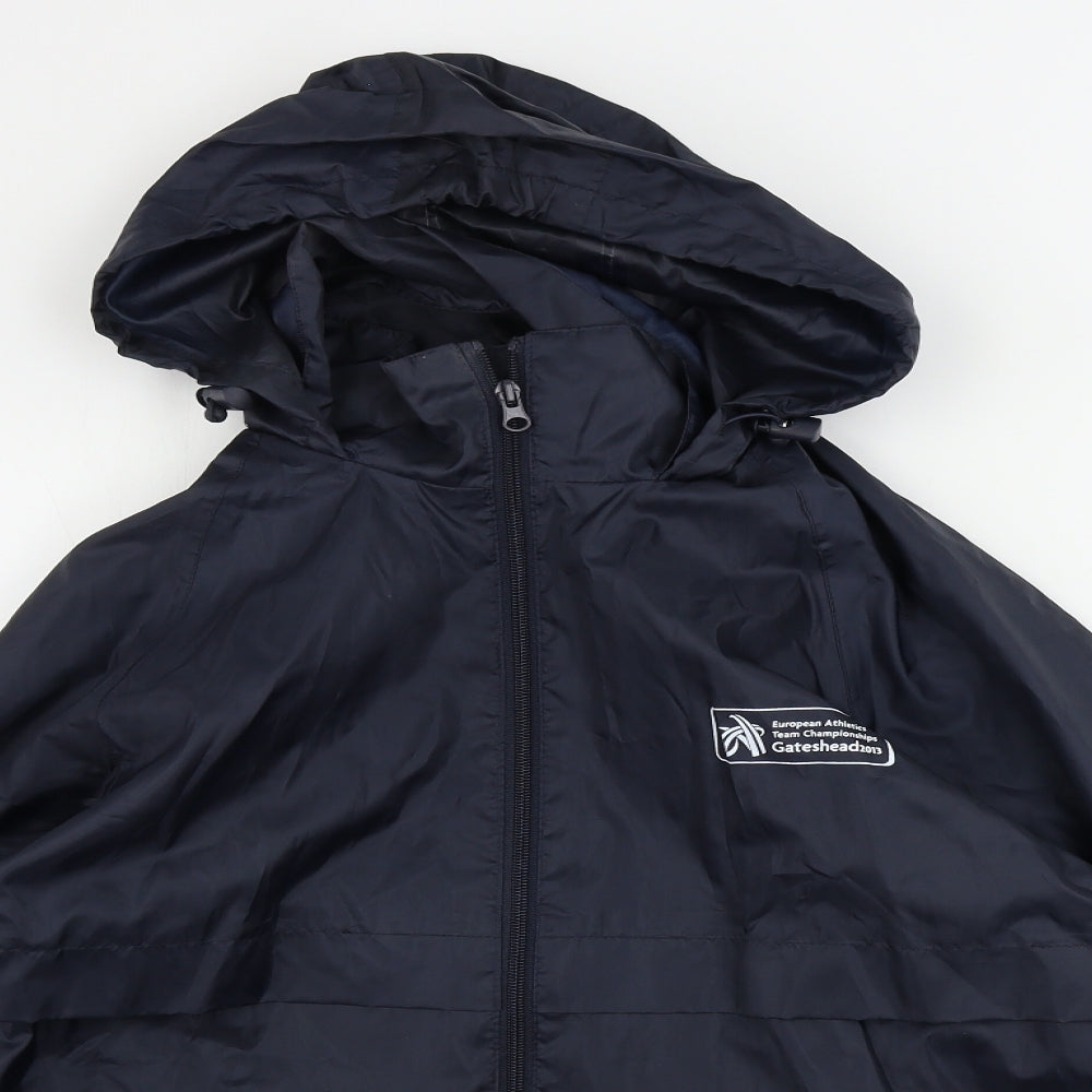 Result Mens Blue   Rain Coat Coat Size S