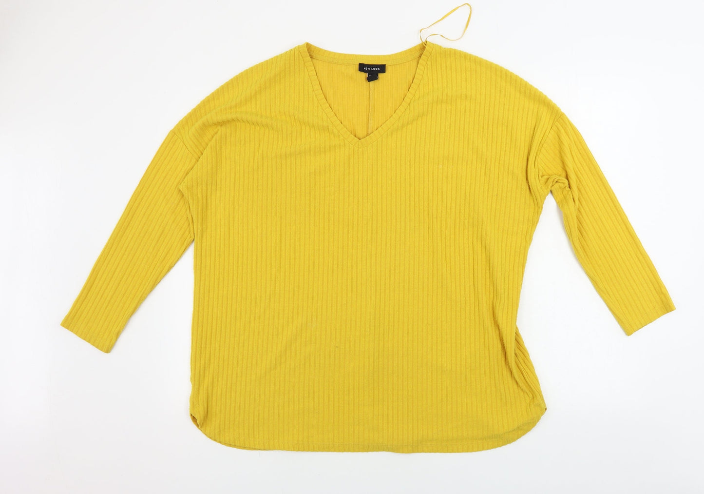 New Look  Womens Yellow   Pullover Jumper Size 14
