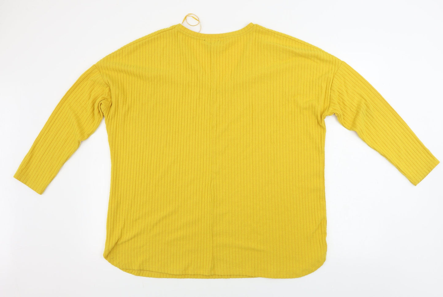 New Look  Womens Yellow   Pullover Jumper Size 14