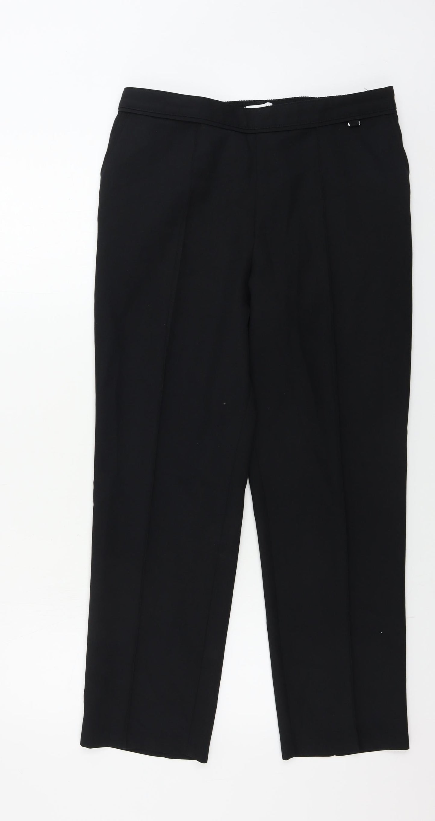 Marks and Spencer  Womens Black   Trousers  Size 12 L26 in