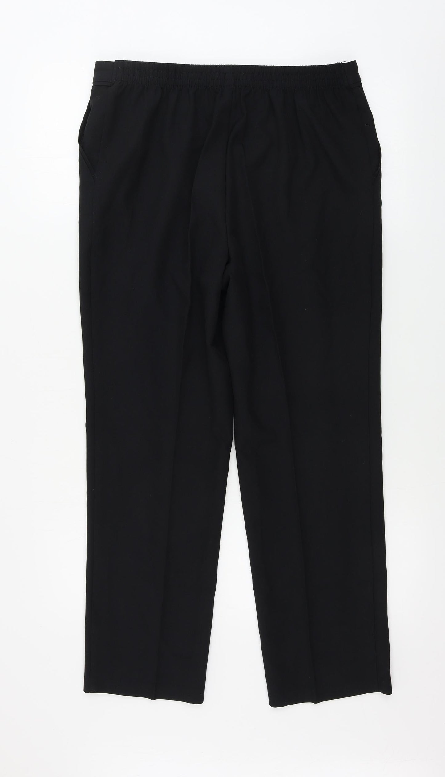 Marks and Spencer  Womens Black   Trousers  Size 12 L26 in