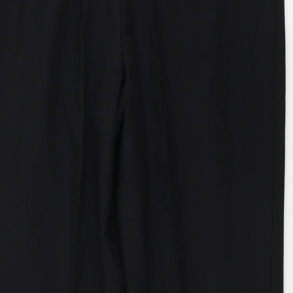 Marks and Spencer  Womens Black   Trousers  Size 12 L26 in