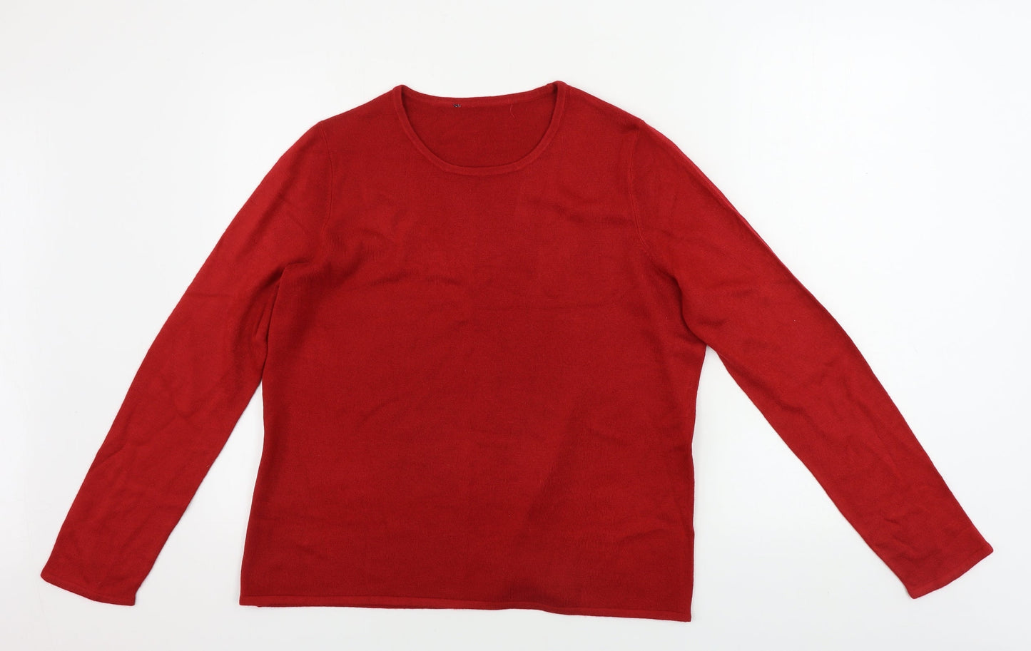 Preworn  Womens Red   Pullover Jumper Size 16