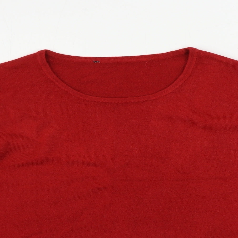 Preworn  Womens Red   Pullover Jumper Size 16