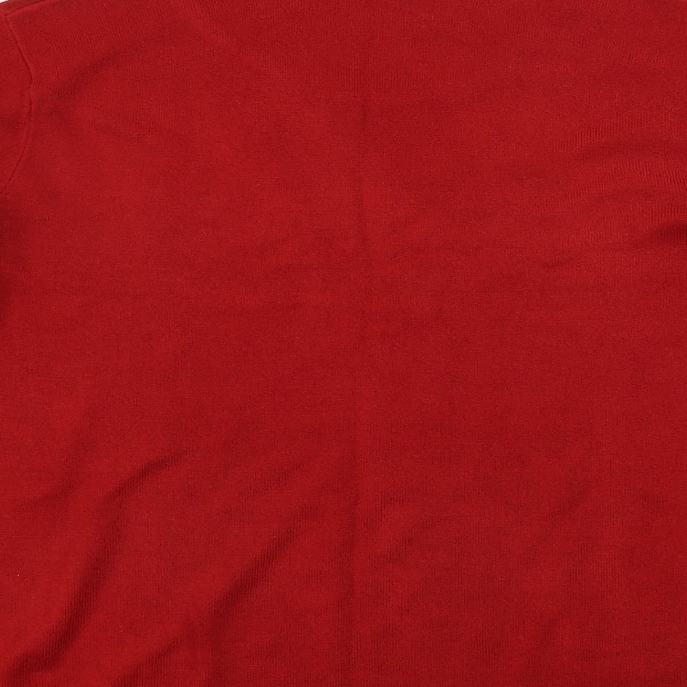 Preworn  Womens Red   Pullover Jumper Size 16