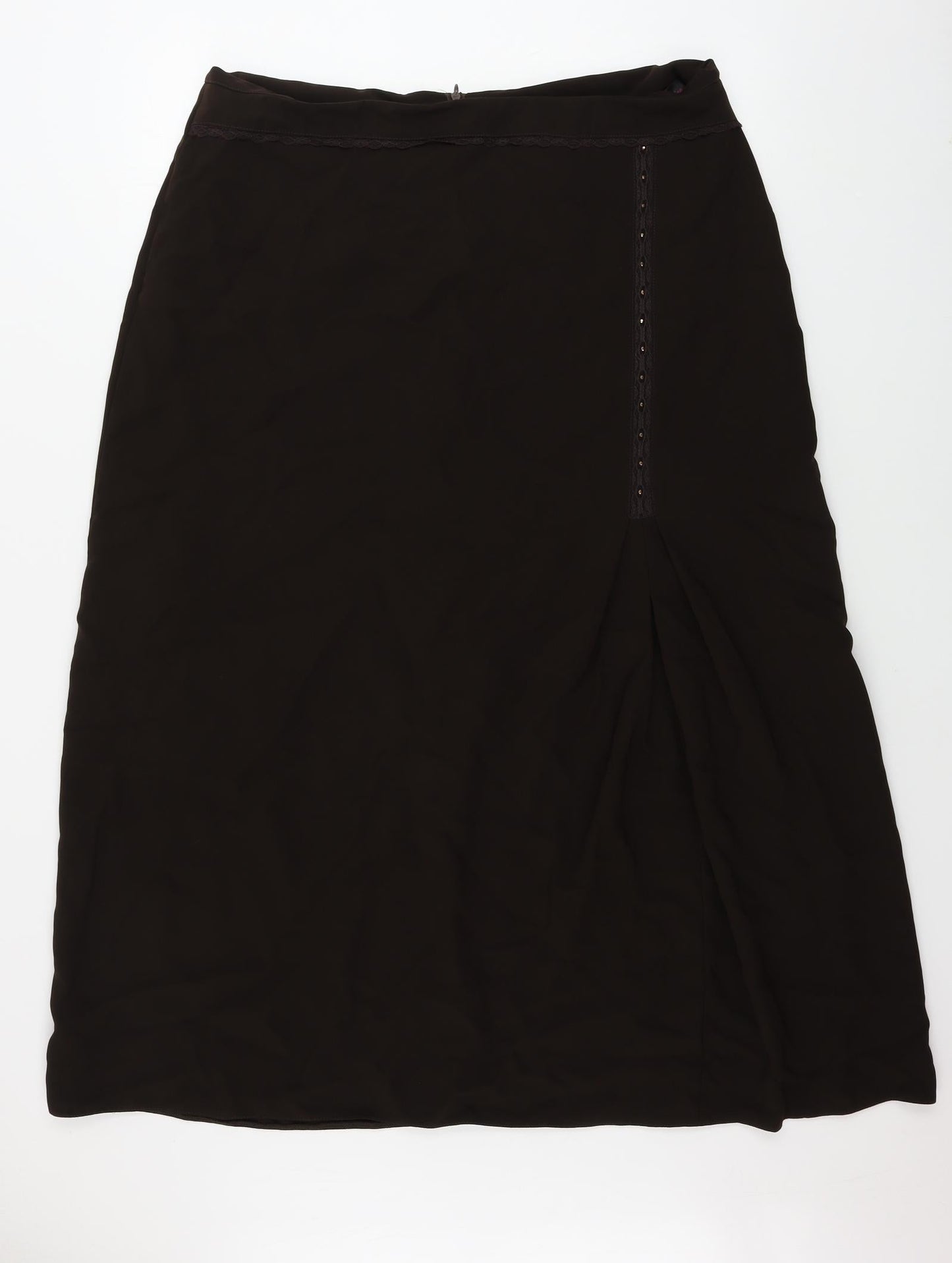 yashan Womens Brown   A-Line Skirt Size 36 in