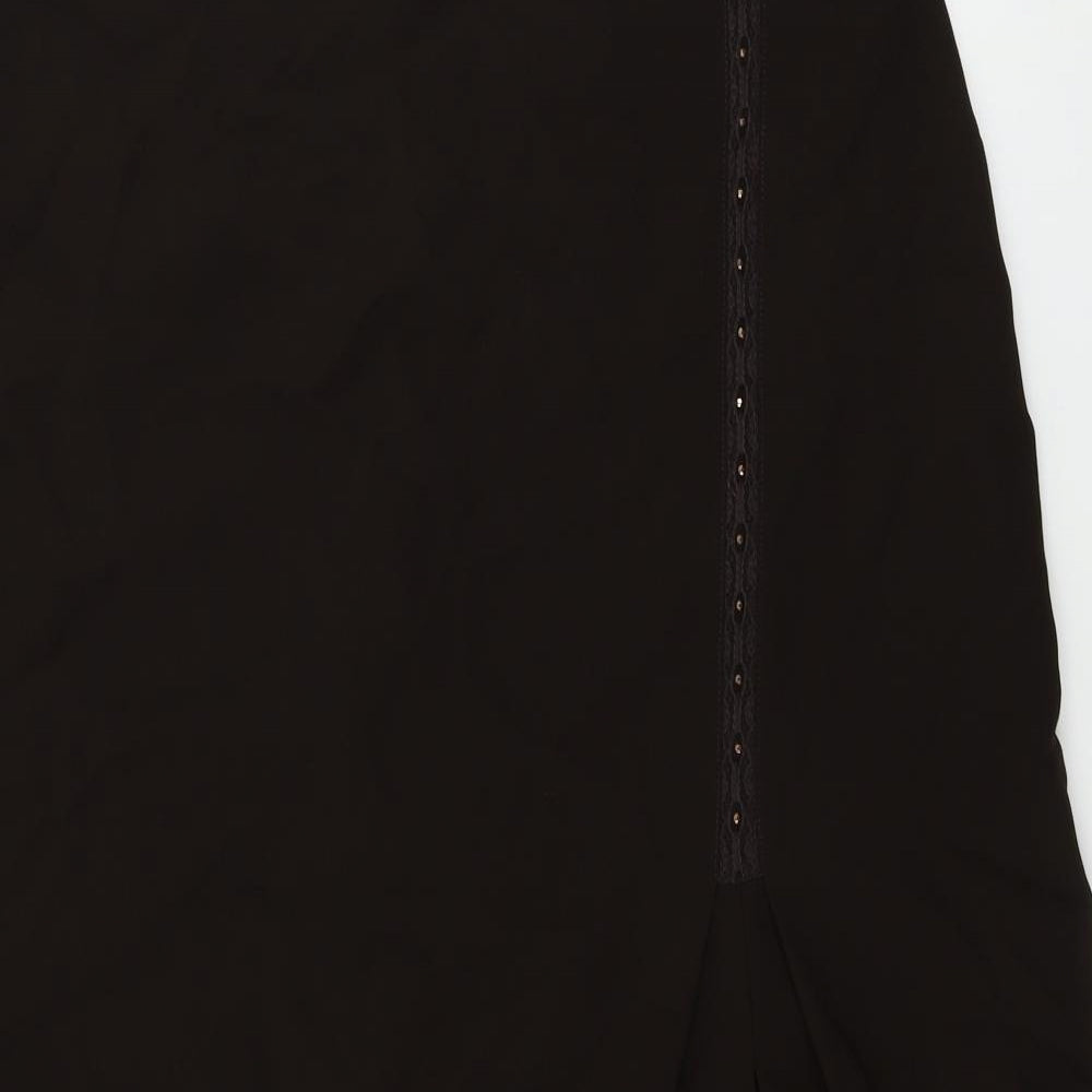 yashan Womens Brown   A-Line Skirt Size 36 in