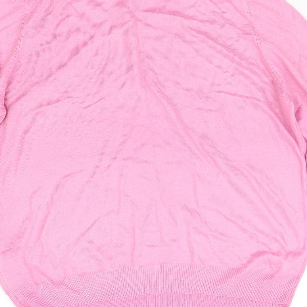 Marks and Spencer Womens Pink   Pullover Jumper Size 16