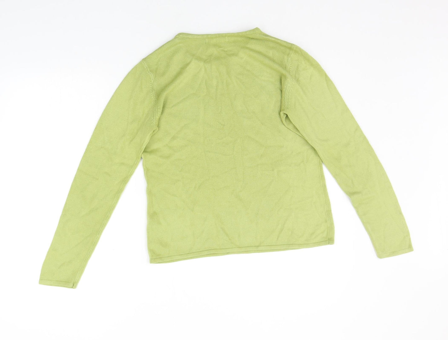 BM Womens Green   Pullover Jumper Size S