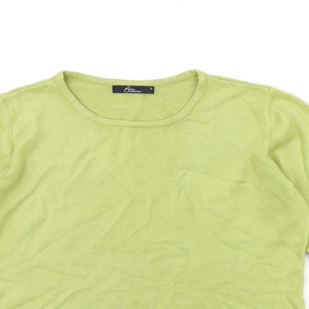 BM Womens Green   Pullover Jumper Size S