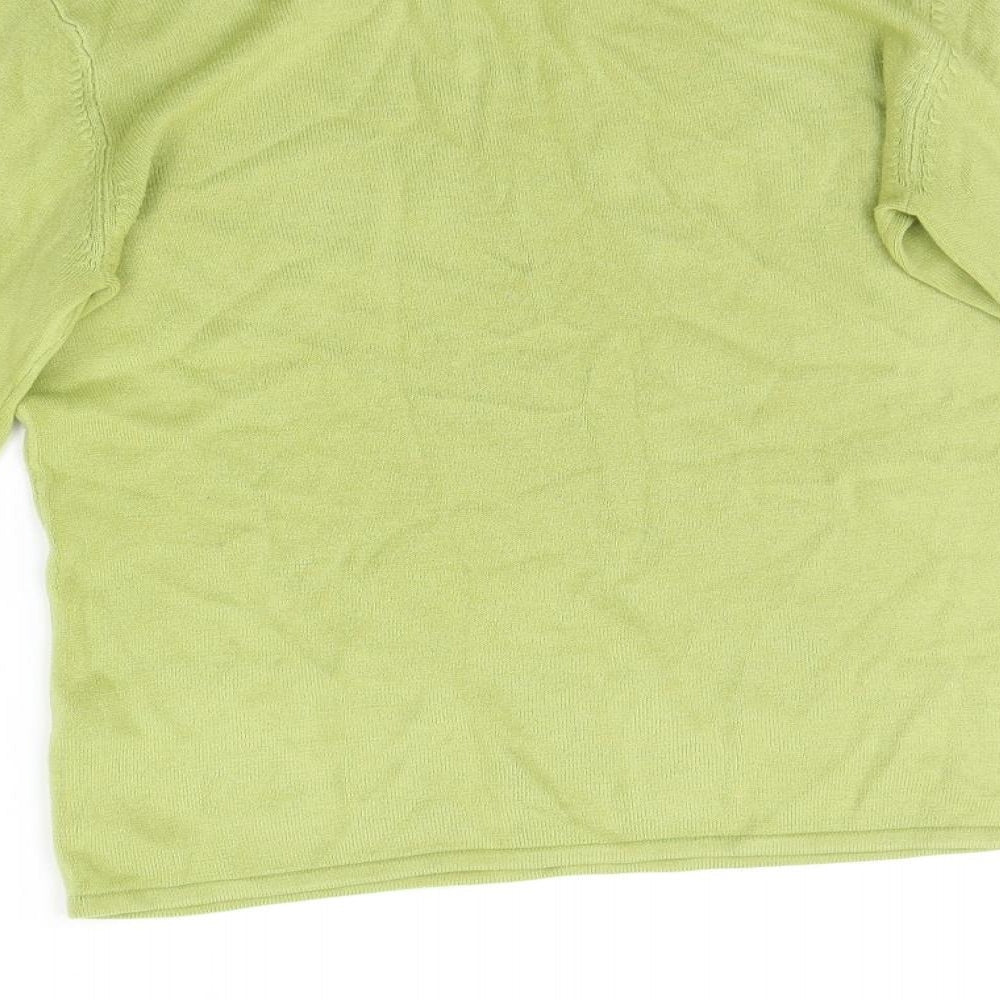 BM Womens Green   Pullover Jumper Size S
