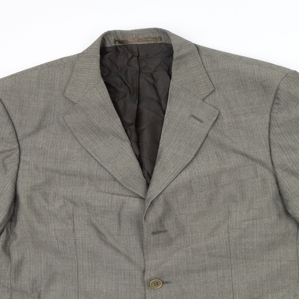 West Brook Mens Grey   Jacket Suit Jacket Size L