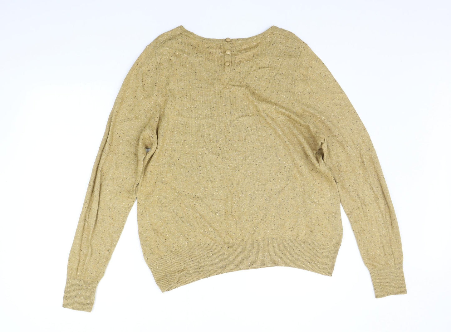 NEXT Womens Beige Houndstooth  Pullover Jumper Size 18