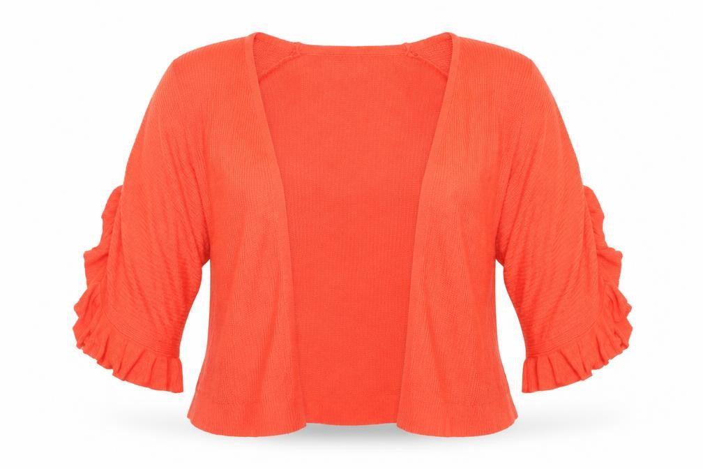 Matalan Womens Orange   Cardigan Jumper Size S