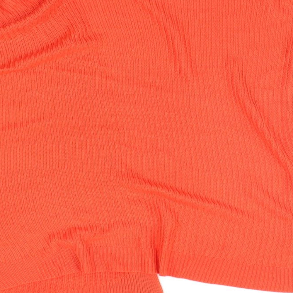 Matalan Womens Orange   Cardigan Jumper Size S