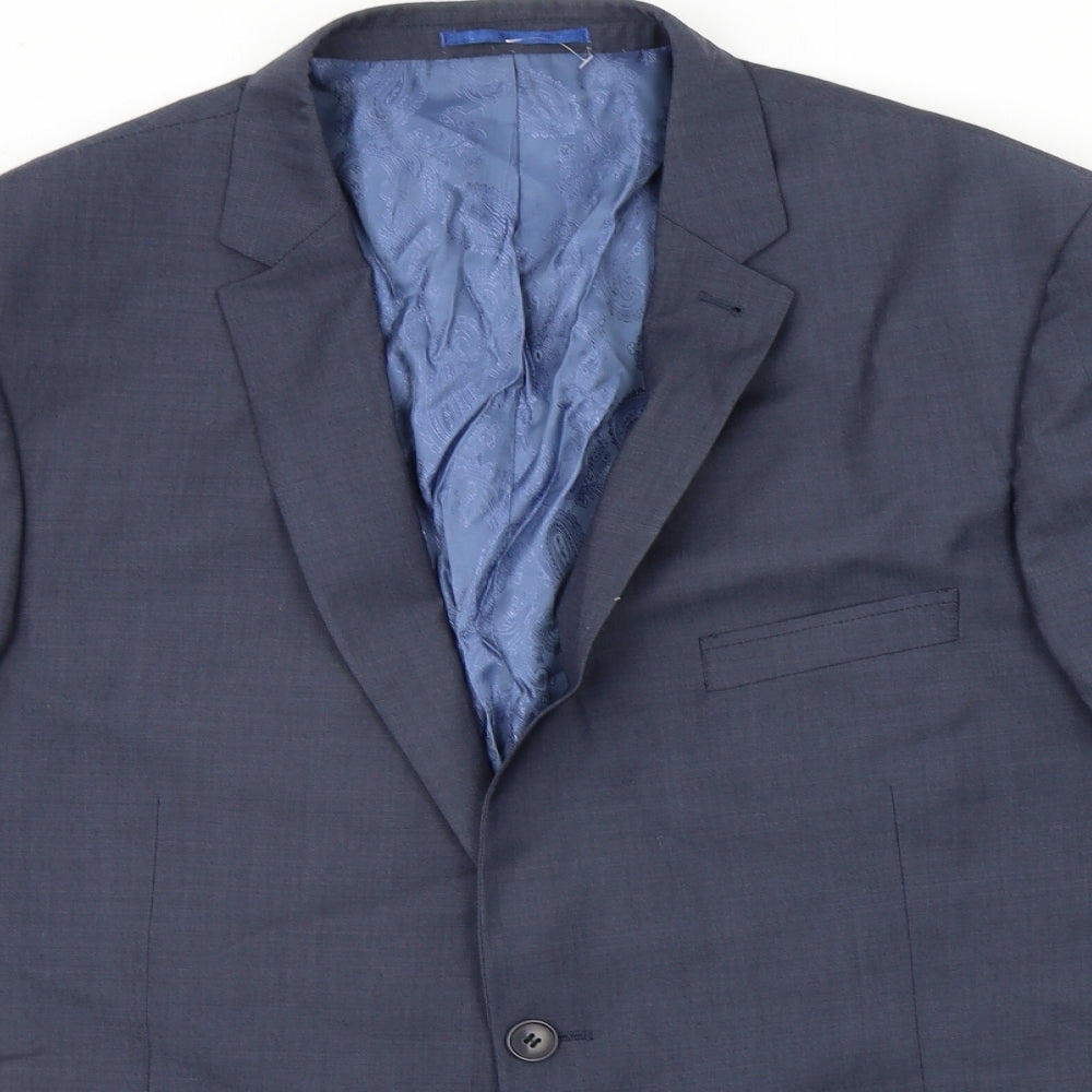 Taylor & Wright Mens Blue   Jacket Suit Jacket Size XL