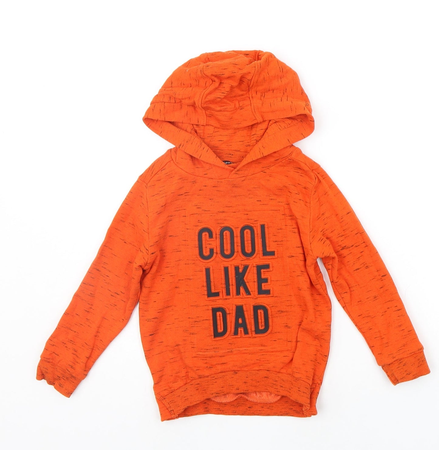 George Girls Orange   Pullover Hoodie Size 2-3 Years