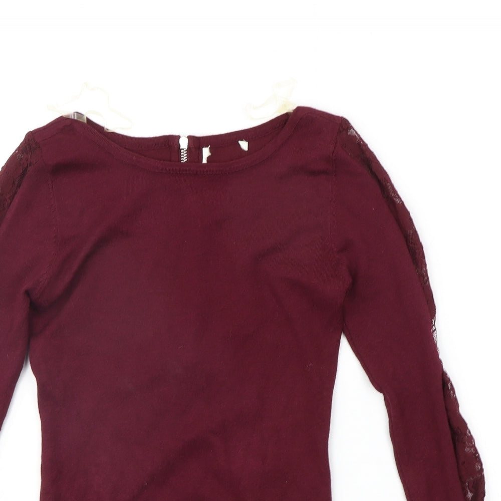 Apricot Womens Purple   Pullover Jumper Size 8