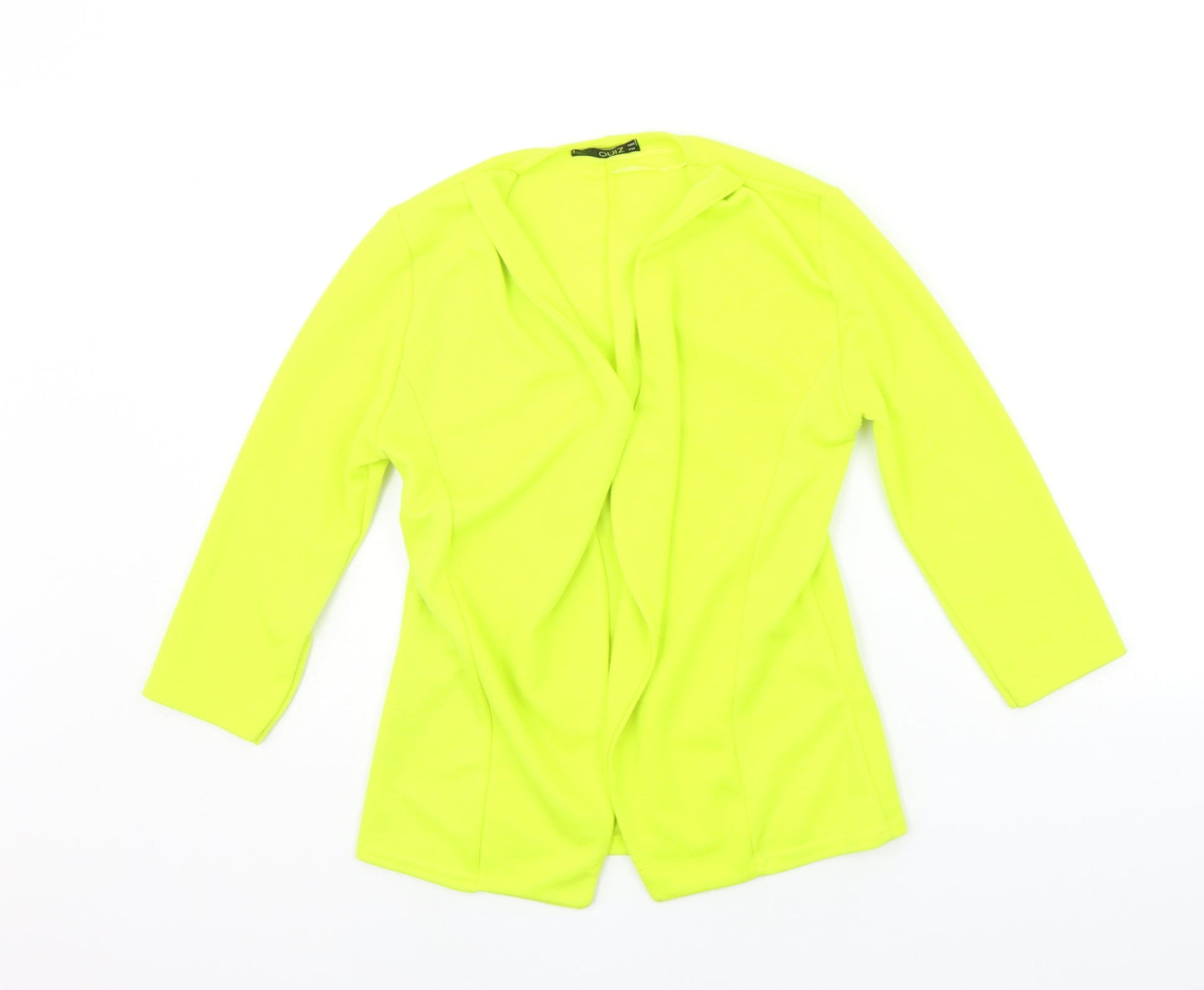 Quiz Womens Yellow   Cardigan Jumper Size 8