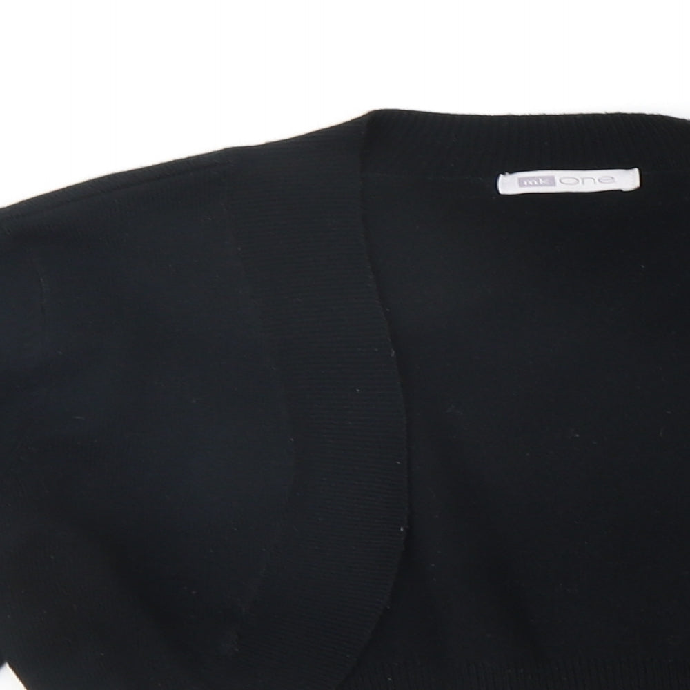 Mk one Womens Black   Cardigan Jumper Size M