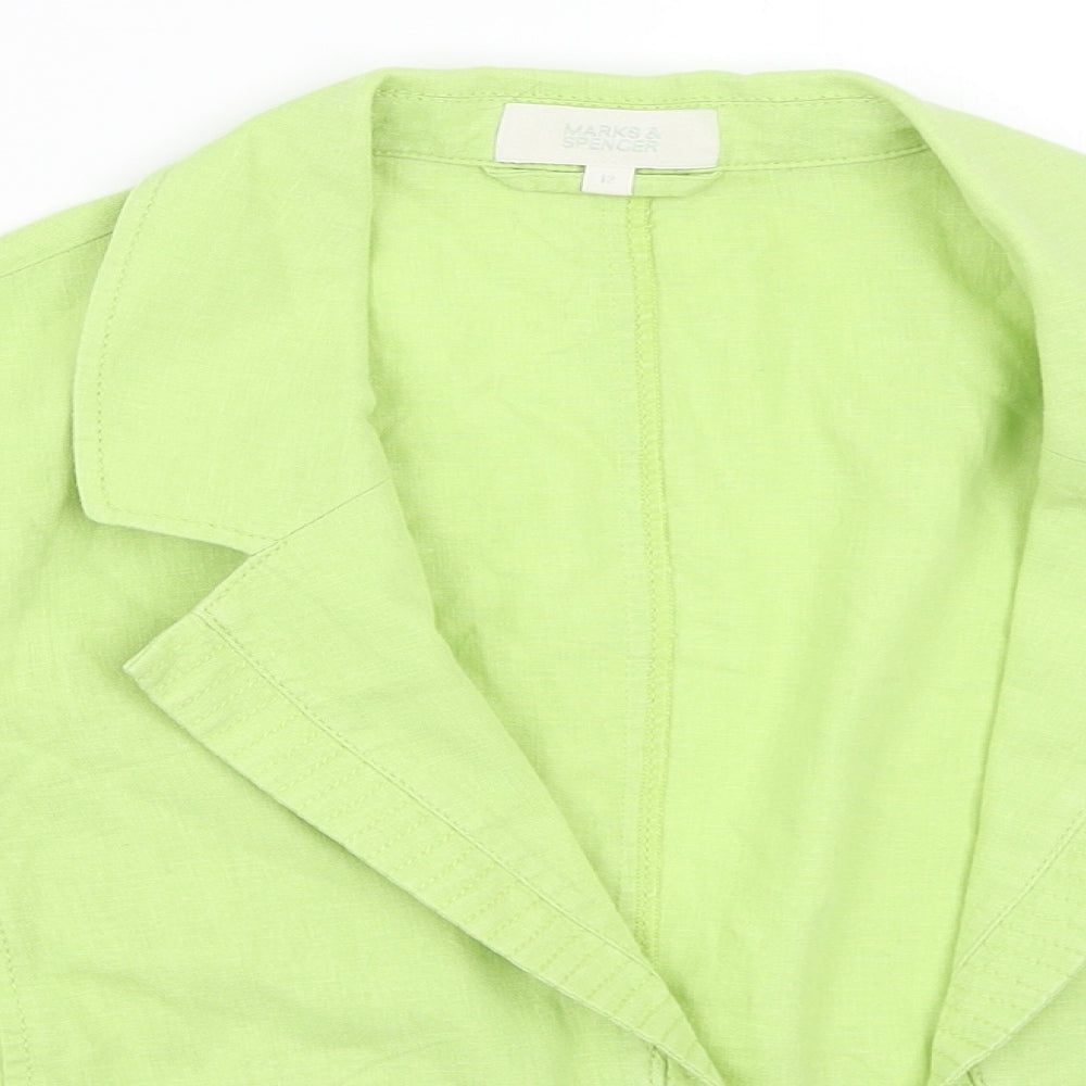 Marks and Spencer Womens Green   Jacket  Size 12