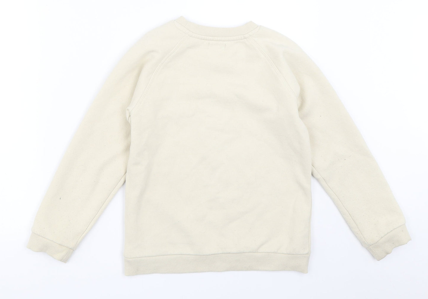 Picapino Girls Beige   Pullover Sweatshirt Size 8 Years