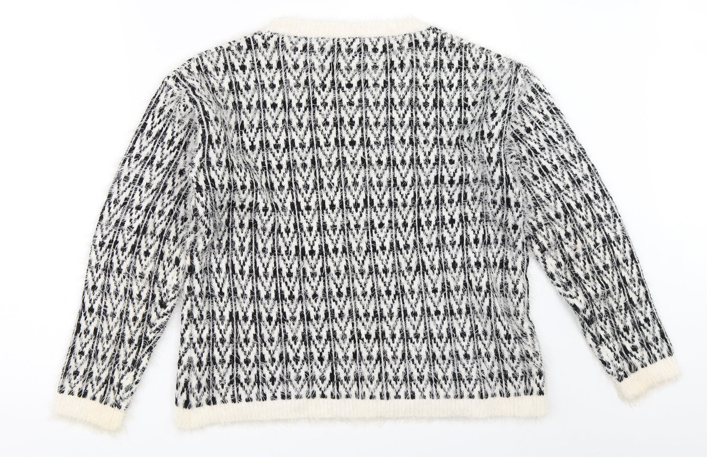 Select Womens White   Pullover Jumper Size 10